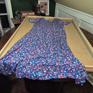 Draper James Blue Floral Dress